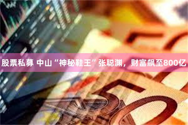 股票私募 中山“神秘鞋王”张聪渊，财富飙至800亿
