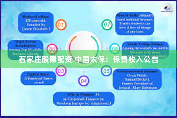 石家庄股票配资 中国太保：保费收入公告